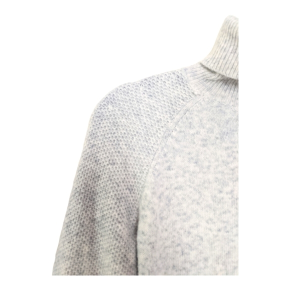 LOFT Stichy Turtleneck Sweater Women's MP Gray - Picture 3 of 8